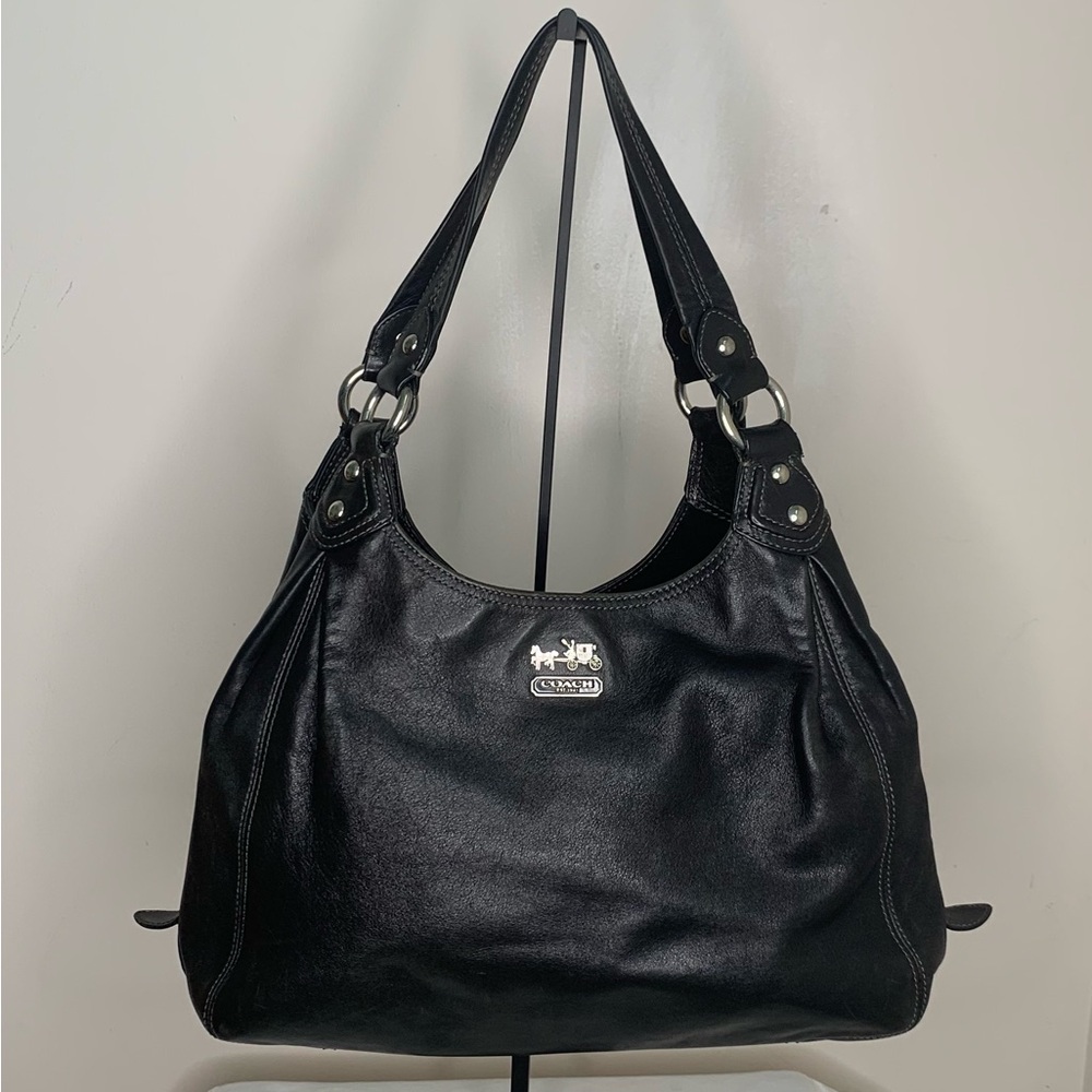 Coach Madison Maggie Hobo Leather Bag EUC